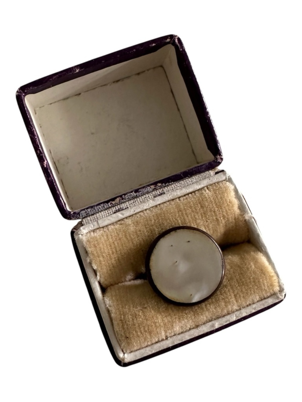 Vintage | Edwardian Mother of Pearl Collar Button / Stud